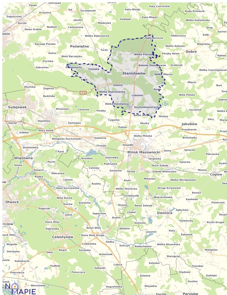 Mapa wyborów do sejmu Stanisławów